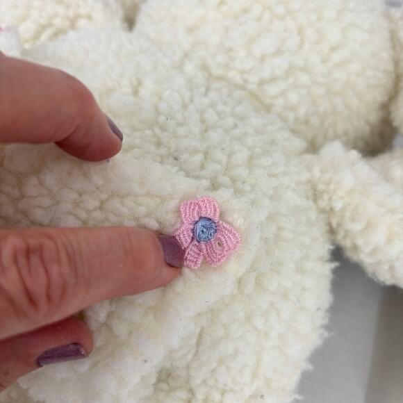 Matchbox Need a Littles Lamb Sheep Plush Pacifier Blanket Bare Bottom VTG 1985 - Picture 6 of 10